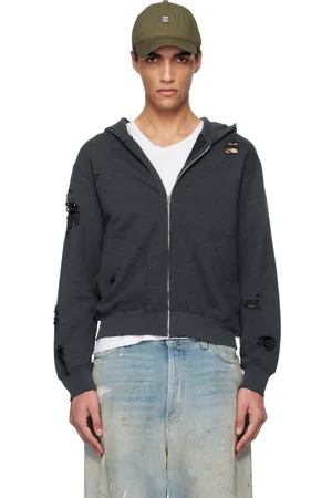 Acne Studios Black Zipper Hoodie