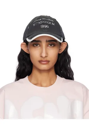 Acne Studios Black Logo Stamp Cap