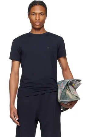 Acne Studios Navy Regular Fit T-shirt