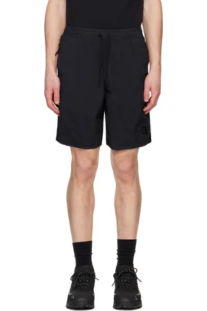 Stone Island Black Recycled Nylon Shorts
