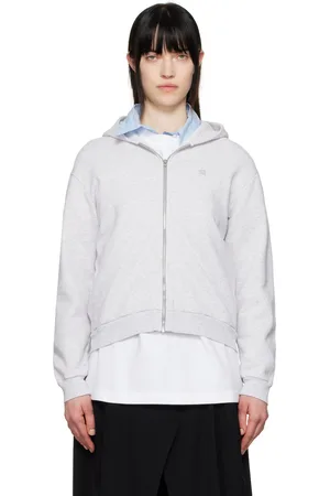 Acne Studios Gray Zipper Hoodie
