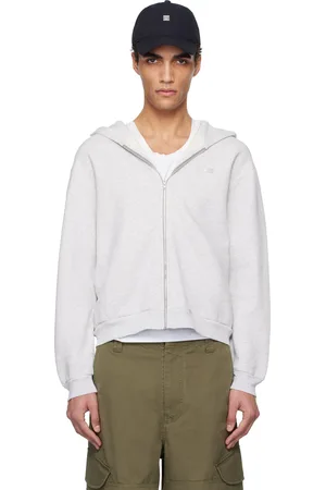Acne Studios Gray Zipper Hoodie