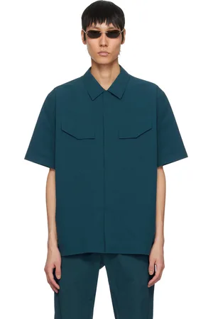 Veilance Navy Field Shirt