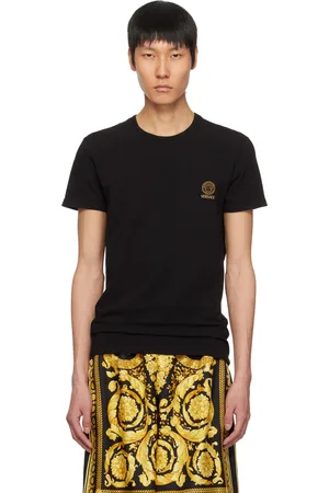 VERSACE Two-Pack Black Medusa T-shirts