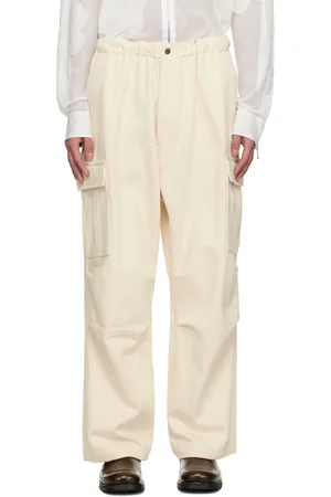 FORMA Beige Canvas Cargo Pants