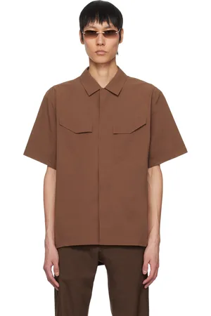 Veilance Brown Field Shirt