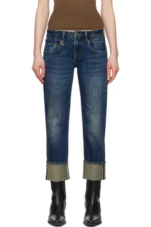 R13 Blue Boy Straight Jeans