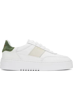 Axel Arigato White & Green Orbit Vintage Sneakers