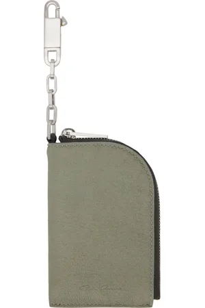 Rick Owens Green Hollywood Hook Wallet