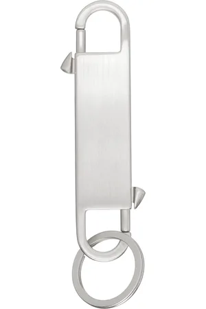 Rick Owens Silver Hollywood Gemini Keychain