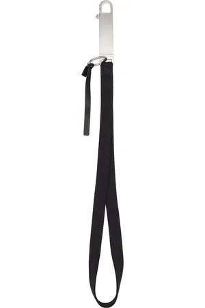 Rick Owens Black Hollywood Large Neck Hook Keychain
