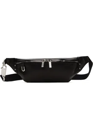 Rick Owens Black Hollywood Geo Bumbag Pouch