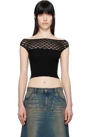 Gimaguas SSENSE Exclusive Avenue Off-Shoulder T-shirt