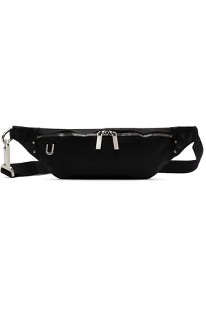Rick Owens Black Hollywood Geo Bumbag Pouch