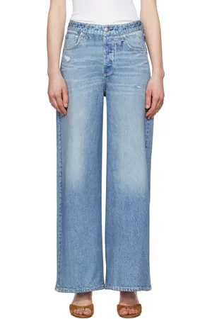 RAG&BONE Blue Miramar Terry Sofie Ankle-Length Jeans