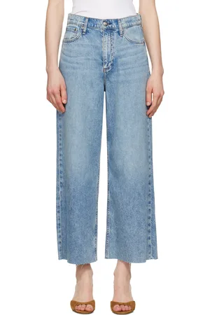 RAG&BONE Blue Featherweight Andi Ankle-Length Jeans
