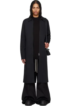 Rick Owens Black Hollywood Brad Coat
