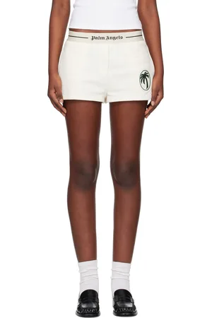 Palm Angels Off-White Oval Palm Sweat Shorts