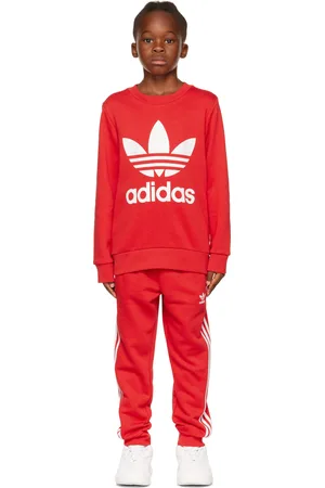 adidas Kids Red Stripe Little Kids Lounge Pants