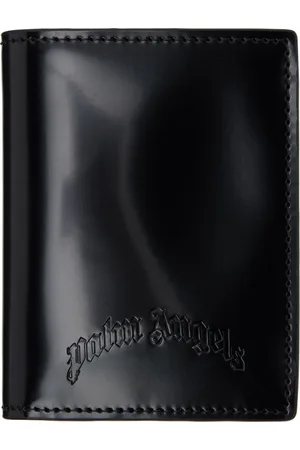 Palm Angels Curved Logo Leather Wallet