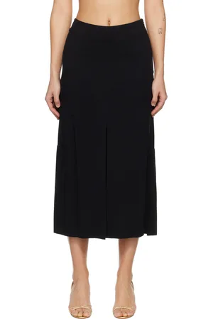Recto Front Slit Midi Skirt