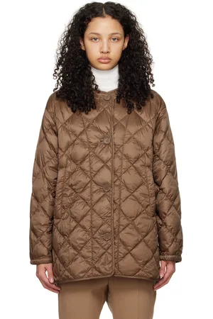Max Mara Brown Csoft Down Jacket