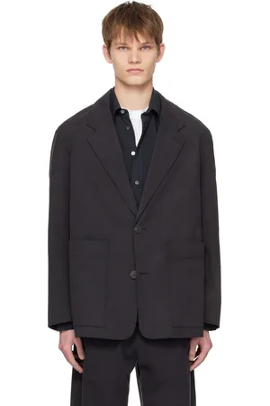 STUDIO NICHOLSON Navy Conde Blazer