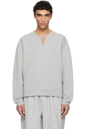 Recto Gray RC Cut & Embroidery Sweatshirt