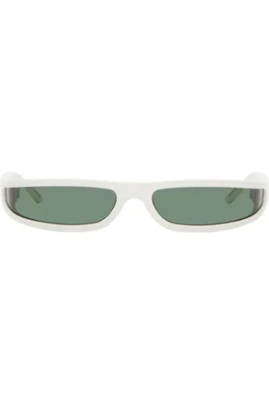Rick Owens White Hollywood Fog Sunglasses