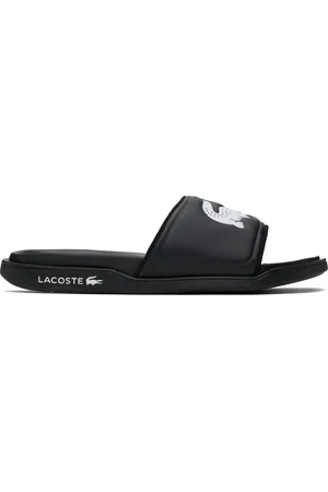 Lacoste Black Serve Slides