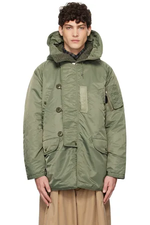 Beams Green MIL Type N-3B Down Jacket