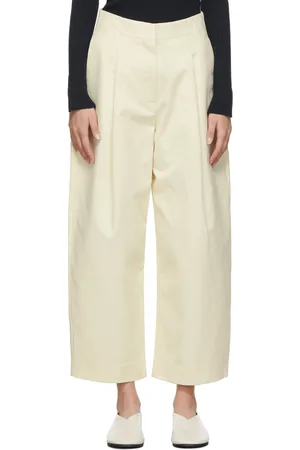 STUDIO NICHOLSON Off-White Dordoni Volume Trousers