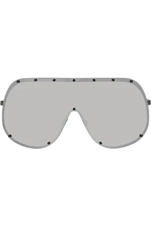 Rick Owens Black Porterville Shield Sunglasses