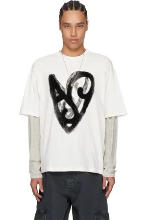 Acne Studios White Printed T-shirt