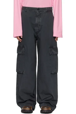 Acne Studios Black Ripstop Cargo Pants