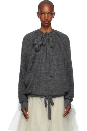 Molly Goddard Gray Aggie Sweater