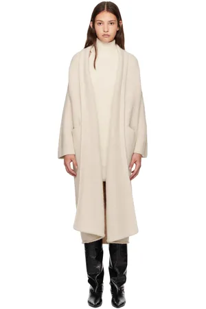 Lauren Manoogian Off-White Long Shawl Cardigan
