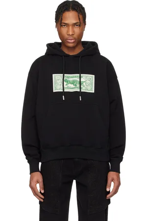 OFF-WHITE Black Banknote Arrow Skate Hoodie