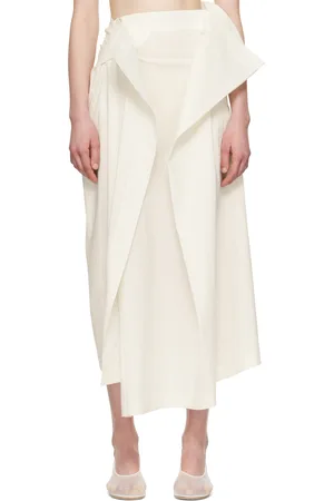 Issey Miyake Off-White Ample Maxi Skirt