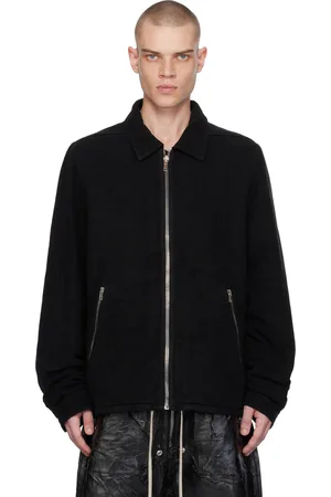 Rick Owens Black Porterville Zipfront Jacket