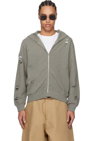 Acne Studios Green Zipper Hoodie