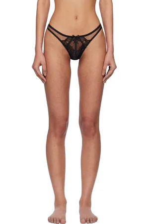 Agent Provocateur Black Rozlyn Thong