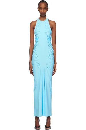GAUGE81 Blue Deni Maxi Dress