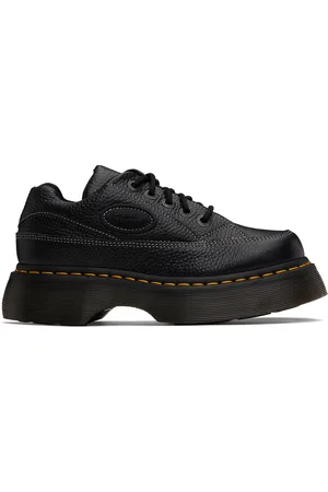 Dr. Martens Black Buzz 5-Eye Milled Nappa Leather Derbys