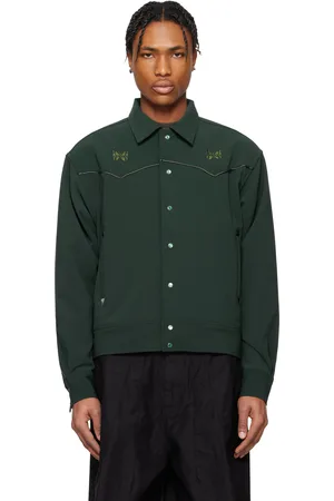 Pins & Needles Green Piping Cowboy Jacket