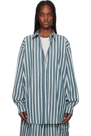 REMAIN Birger Christensen Green Oversize Shirt