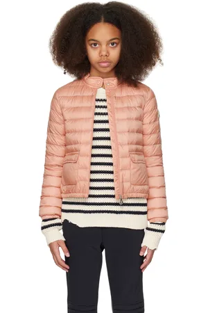 Moncler Big Kids Pink Lans Down Jacket