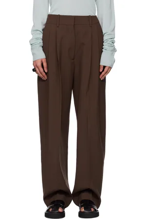 STUDIO NICHOLSON Brown Sperro Trousers