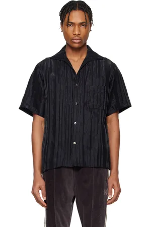 Pins & Needles Black & Purple Italian Collar Shirt