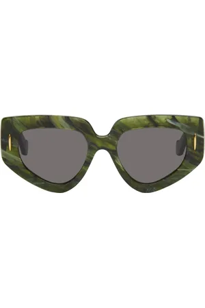 Loewe Green Butterfly Screen Sunglasses